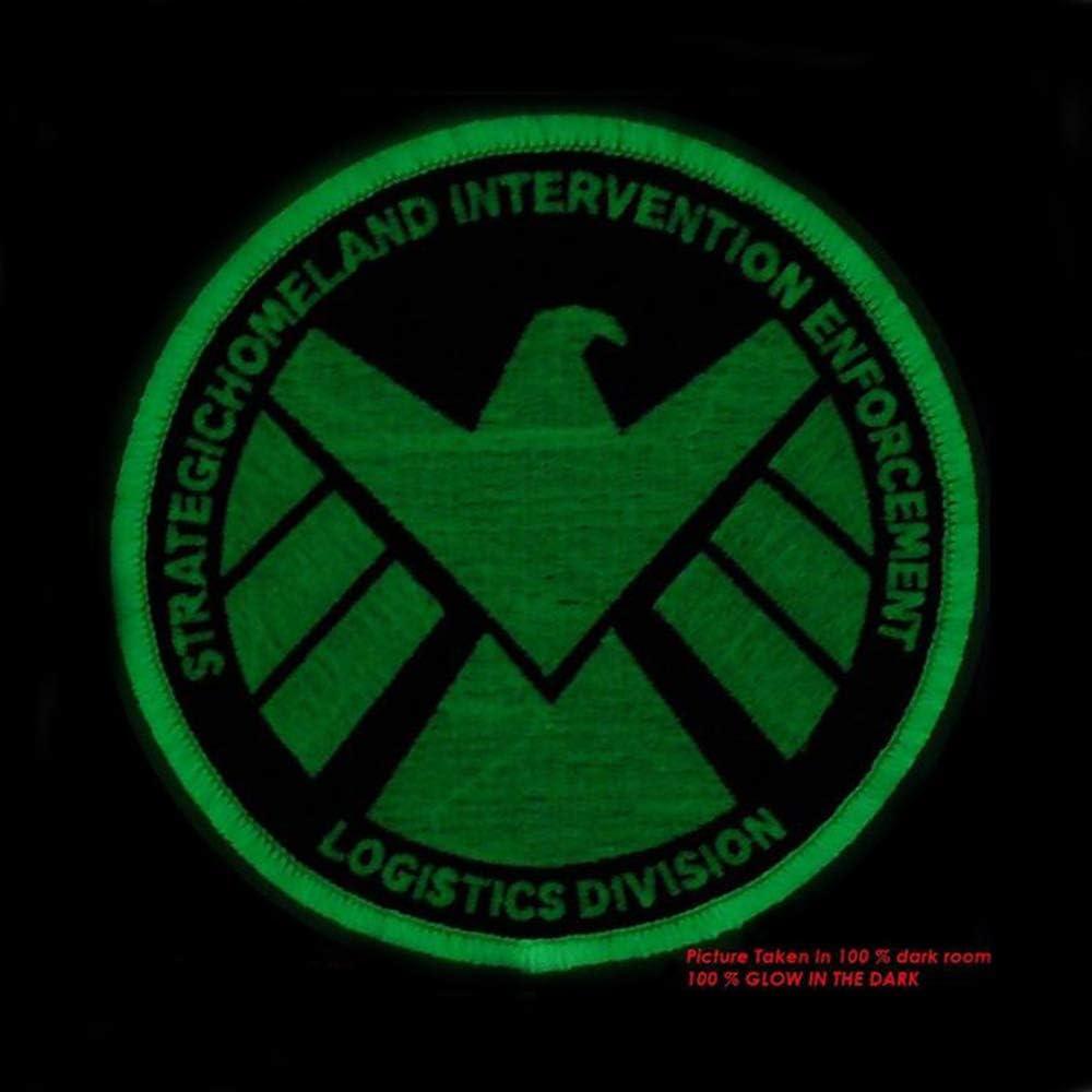 Agents of S.H.I.E.L.D. Glow in the Dark Embroidered Patch - Iron-On for Costumes & Apparel | Mr. Patches - Mr Patches