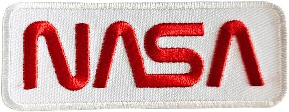 Complete Patches Set for NASA Astronaut Costume - Nasa Logo, USA Flag, Nasa White-Red – (Set of 3) - Iron on and Sew on Embroidery Patch - Can Be Ironed onto Anything You Can Iron: Costume, ..