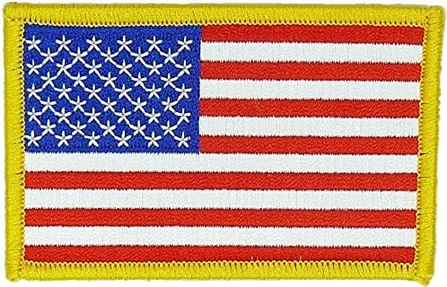 NASA Blue Logo, USA Flag, and NASA Black/Gold Vector – Embroidered Iron-On/Sew-On Patch Set (Set of 3) for Jackets, Hats, Backpacks, and Halloween Costumes by Mr. Patches