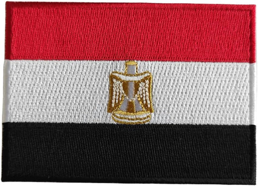 Egypt Flag 2-Pack Iron-On Patch Set