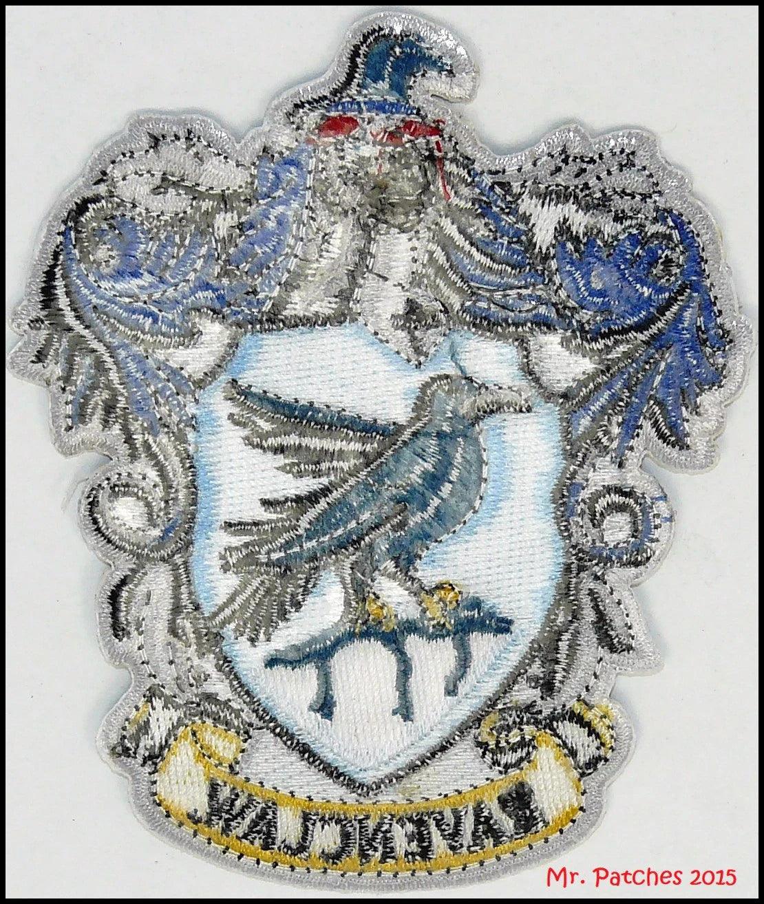 Ravenclaw House Crest Embroidered Patch - Harry Potter Iron-On Badge | Mr. Patches - Mr Patches