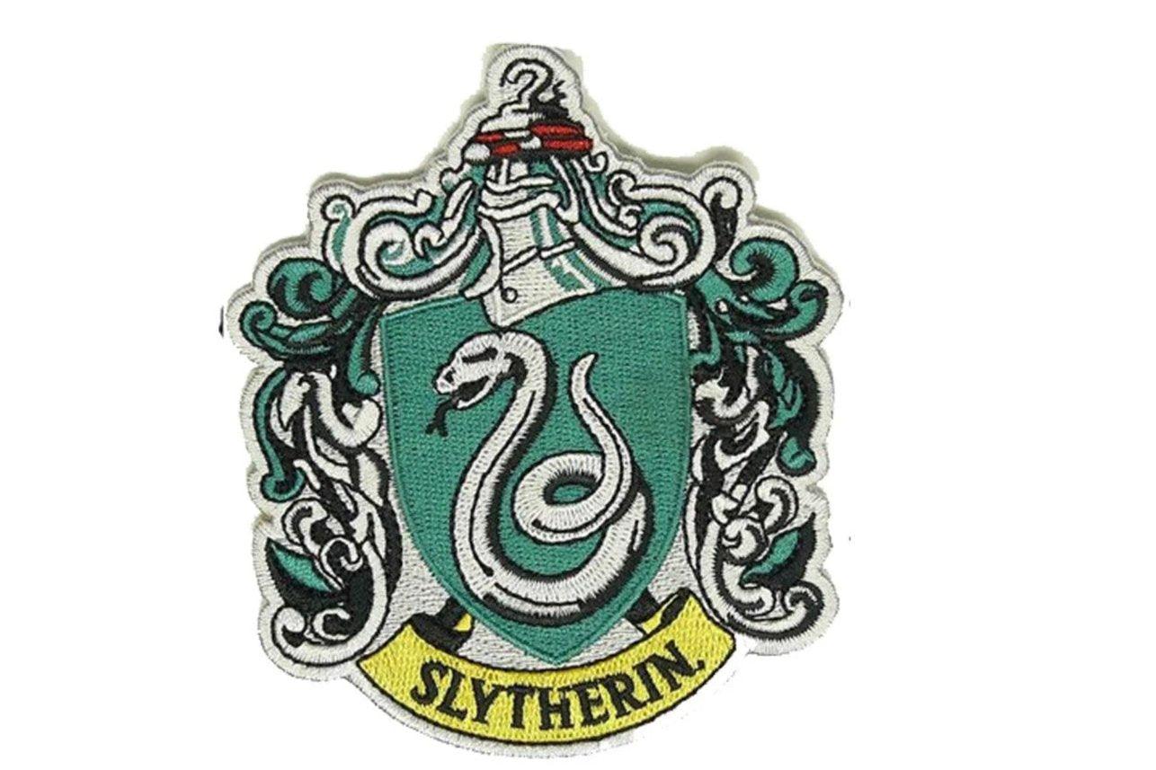 Slytherin House Crest Embroidered Patch - Harry Potter Iron-On Badge | Mr. Patches - Mr Patches
