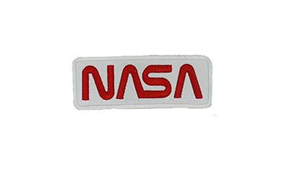 NASA White/Red Worn Astronaut Shuttle Space Program Halloween Costume Jacket Shirt Hat Cap Embroidered Patch Easy Iron On - Mr Patches