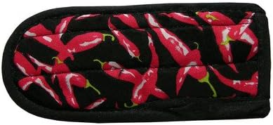 Update International Pan Handle Holders With Chili Pattern, Set of 12