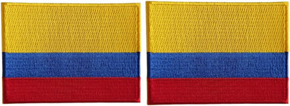 Colombia Flag 2-Pack Iron-On Patch Set embroidered patch by Mr Patches