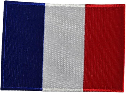 France Flag 2-Pack Iron-On Patch Set embroidered patch by Mr Patches