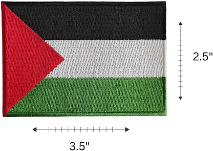 Palestine Flag 2-Pack Iron-On Patch Set embroidered patch by Mr Patches