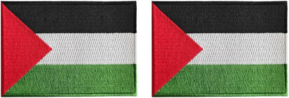 Palestine Flag 2-Pack Iron-On Patch Set embroidered patch by Mr Patches