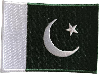 Pakistan Flag 2-Pack Iron-On Patch Set embroidered patch by Mr Patches