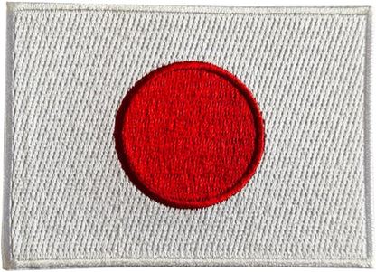 Japan Flag 2-Pack Iron-On Patch Set embroidered patch by Mr Patches
