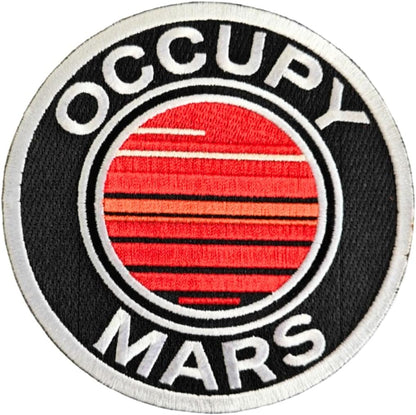 Occupy Mars Iron-On Patch embroidered patch by Mr Patches