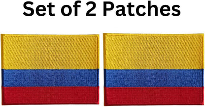 Colombia Flag 2-Pack Iron-On Patch Set embroidered patch by Mr Patches